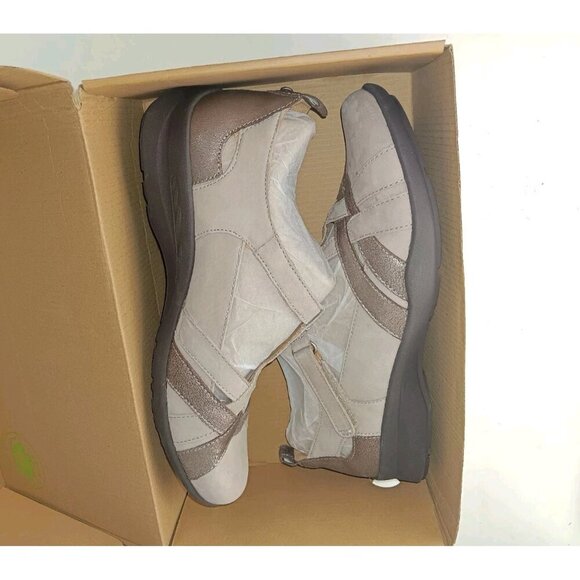 Earth Ocelot Taupe Adjustable Strap T-Strap Size 11 Cross Shoes Womens Mary Jane - Picture 9 of 12